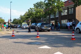 Botsing tussen auto en motor in Beverwijk