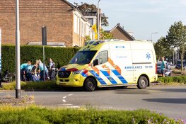 Fietser ernstig gewond op rotonde in Santpoort-Noord