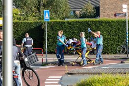 Fietser ernstig gewond op rotonde in Santpoort-Noord
