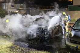 Autobrand aan de Kleine Pan in IJmuiden