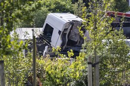 Brand in vrachtwagen aan de Creutzberglaan in Beverwijk