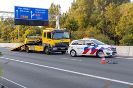 Verkeershinder door kopstaartbotsing op A9 bij Velsen