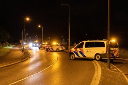 Auto tegen lantaarnpaal gereden in Heemskerk