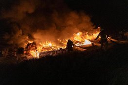Strandtent Hippie Fish in Zandvoort volledig uitgebrand