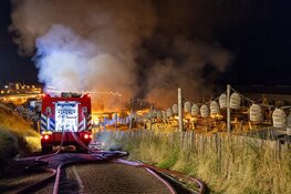 Strandtent Hippie Fish in Zandvoort volledig uitgebrand