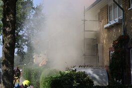 Grote woning brand in Haarlem