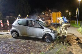 Nachtelijke autobrand in Haarlem