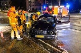 Eenzijdig ongeval op de Europaweg in Haarlem