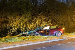 Automobilist gecrasht in Haarlem: schade over 100 meter