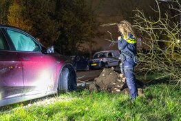Automobilist gecrasht in Haarlem: schade over 100 meter
