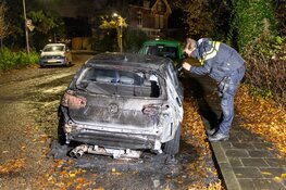 Auto gaat in vlammen op in Haarlem
