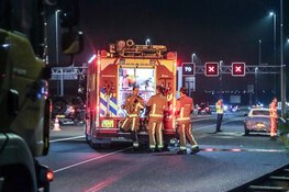 Autobrand op A9 bij Velsen-Zuid
