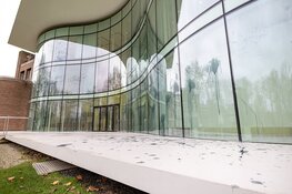 Activisten besmeuren provinciehuis Haarlem uit protest tegen Tata