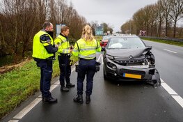 Gewonde bij kop-staart op de Schipholweg bij Haarlem