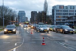Aanrijding op Amerikaweg in Haarlem