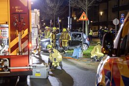 Zware aanrijding op Lange Nieuwstraat in IJmuiden