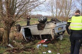 Auto gecrasht in Heemskerk, bestuurder spoorloos