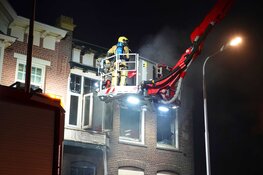 Brand laaide weer op in woning Santpoort-Noord