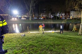 Grote zoekactie na mogelijk te water geraakt persoon in Haarlem