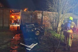Aanhanger in brand aan C. Groenlandstraat in Heemskerk