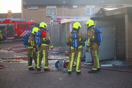 Brand in garagebox in Heemskerk