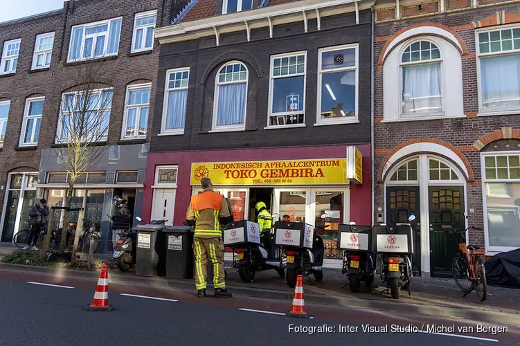 Vlam in de pan bij afhaalcentrum Tempeliersstraat Haarlem