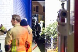 Flinke brand in schuur aan Spaarndamseweg in Haarlem