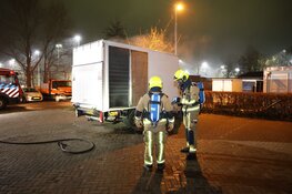 Bakwagen bijna in brand in Haarlem