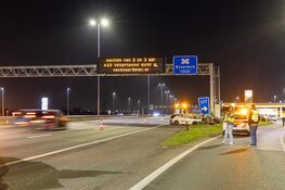 Eenzijdig ongeluk op A9 bij Heemskerk