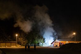 Brand op voormalig terrein HVC in Heemskerk