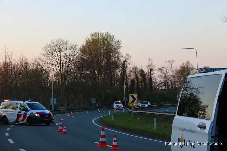 Motorrijder gewond op Westelijke Randweg in Haarlem