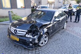 Veel schade bij ongeval Belgielaan in Haarlem