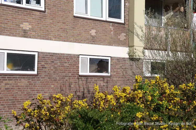 Brand in kelderbox in flat in Beverwijk