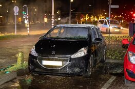 Autobrand aan Andorrastraat in Haarlem