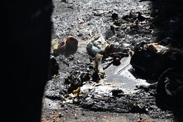 Brand in achtertuin Beverwijk: vermoedelijk aangestoken