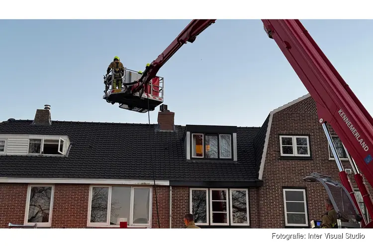 Nieuwe schoorsteen mogelijk oorzaak van woningbrand Heemstede