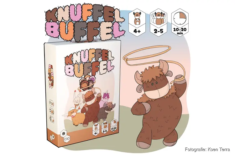 Knuffel Buffel: Een knuffelig bordspel voor jonge kinderen, ontworpen door vader en dochter, nu op Kickstarter!