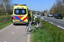 Ongeluk op fietspad in Castricum: wielrenner naar ziekenhuis