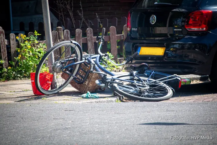 Fietsster gewond na aanrijding in Beverwijk