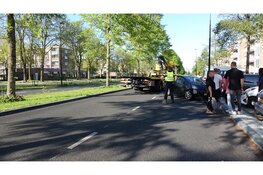Zware schade na aanrijding in Beverwijk