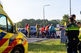 Zwaargewonde bij frontale botsing op Rijksweg in Velsen-Zuid