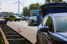 File en rijbaan dicht na ongeval A9 afrit Uitgeest