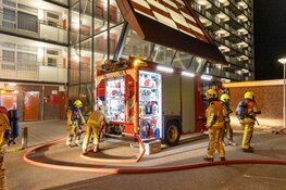 Brand in kelderboxen, woningen ontruimd in Heemskerk