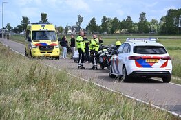 Scholieren komen met elkaar in botsing langs de N513 in Castricum