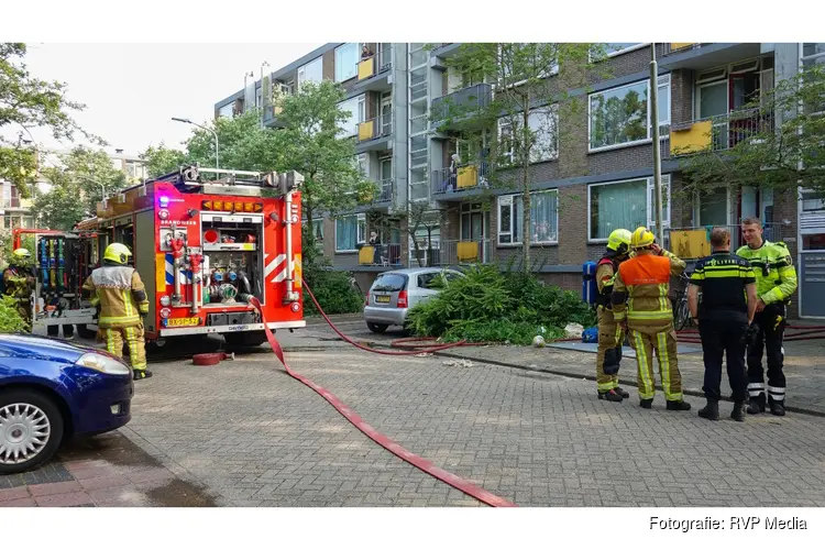 Flinke schade na brand in flat in Heemskerk