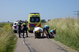 Wielrenner gewond bij aanrijding met busje in Beverwijk.