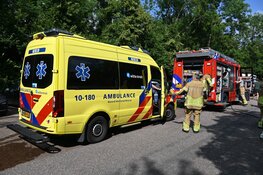 Man gewond na lekkage warm water leiding