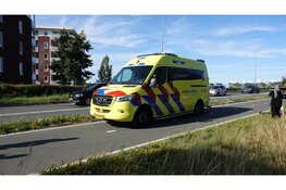 Motorrijder vliegt uit bocht op N203
