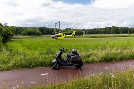 Fietser zwaargewond na aanrijding met scooter in Heemstede
