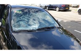 Fietser geschept door auto in Beverwijk